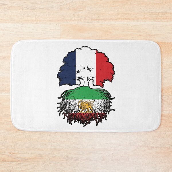 Item preview, French Grown, Iranian Roots – Lion and Sun Heritage Design designed and sold by FlagX.