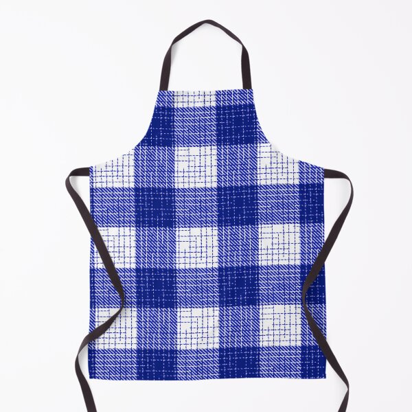 Item preview, Blue And White Crosshatch Plaid Gingham Design designed and sold by PatternTitan.