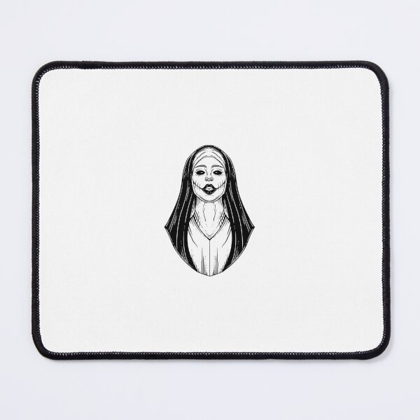 Item preview, Gothic Horror Evil Nun Creepy Line Art designed and sold by Aerostein.