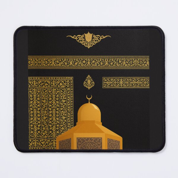 Item preview, Arte islámico dorado sobre negro inspirado en la Kaaba y el Maqam Ibrahim (V.2) designed and sold by D-Islamic.