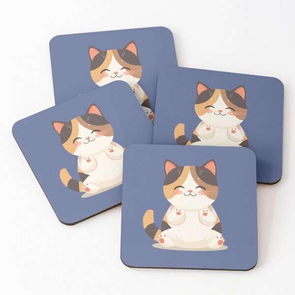 Item preview, Cute Kawaii Calico Kitty Asking for a Hug designed and sold by Uniquely Yours.