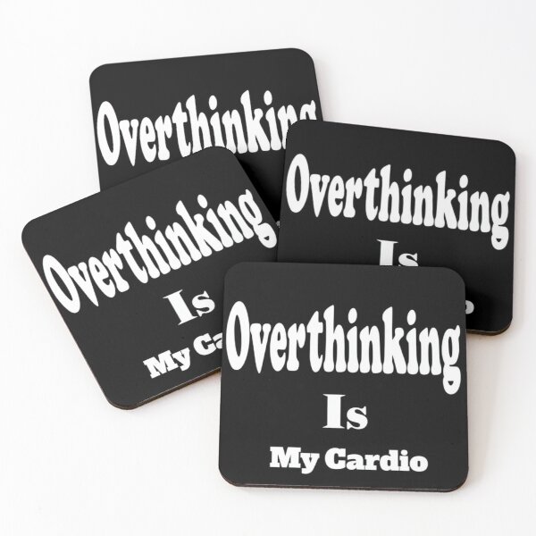 Item preview, Overthinking Is My Cardio Funny Anxiety Humor Shirt designed and sold by Radiant Art Realm .