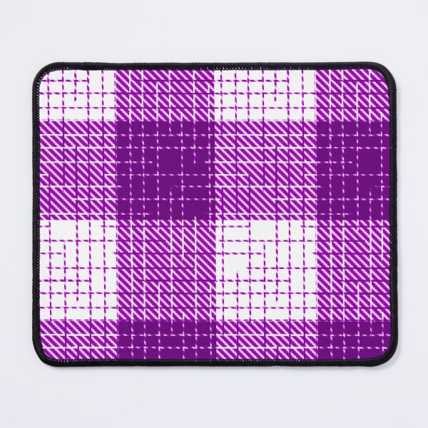 Item preview, Purple And White Crosshatch Plaid Gingham Design  designed and sold by PatternTitan.