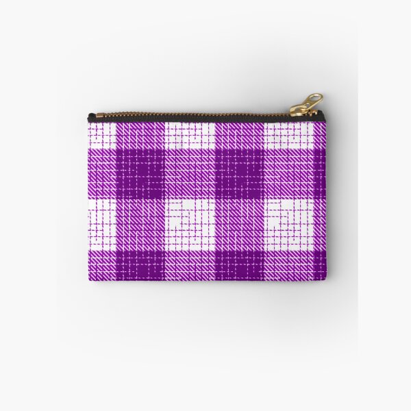Item preview, Purple And White Crosshatch Plaid Gingham Design  designed and sold by PatternTitan.