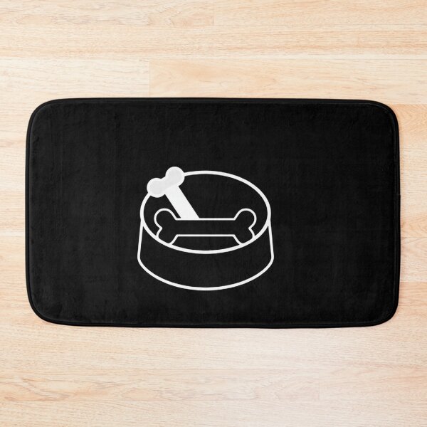 Item preview, Minimalist Pet Food Bowl Icon – Dog & Cat Bone Illustration designed and sold by PixelVibe782.