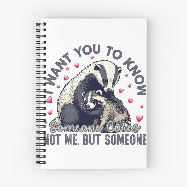 Item preview, Badger Don't Care - Sarcasm Anti-Valentine's T-shirt for Friends designed and sold by HGstudioDesign.
