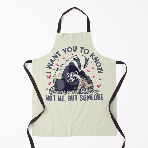 Item preview, Badger Don't Care - Sarcasm Anti-Valentine's T-shirt for Friends designed and sold by HGstudioDesign.