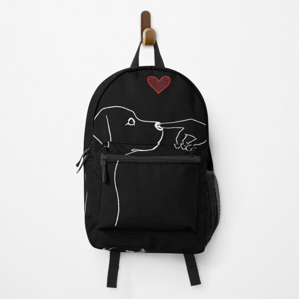Item preview, Minimalistic Line Art Dog & Hand – Heartfelt Connection Illustration designed and sold by PixelVibe782.