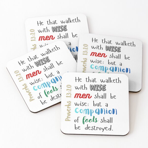 Item preview, Proverbs 13:20 designed and sold by DeeFran Designs.
