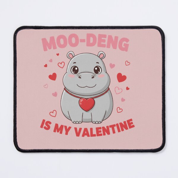 Item preview, Moo-Deng Valentine designed and sold by Pixel-Lair.
