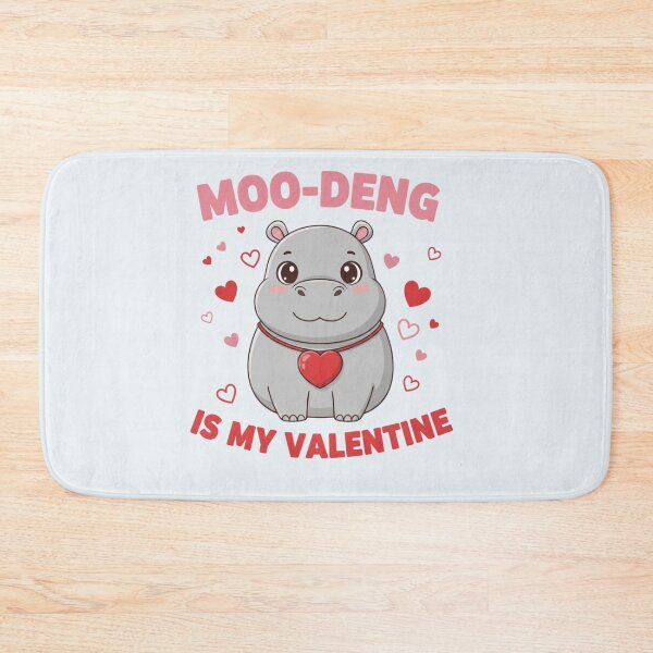 Item preview, Moo-Deng Valentine designed and sold by Pixel-Lair.