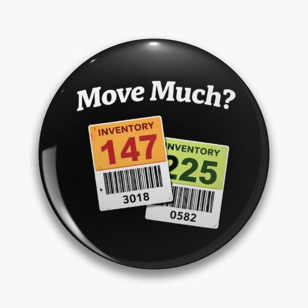 Item preview, Move Much? – Funny Moving Sticker & Shirt Design designed and sold by RollFuzzy.