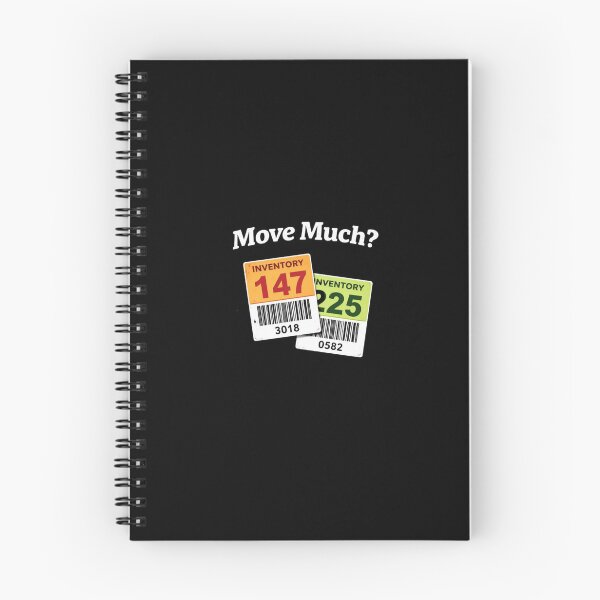 Item preview, Move Much? – Funny Moving Sticker & Shirt Design designed and sold by RollFuzzy.