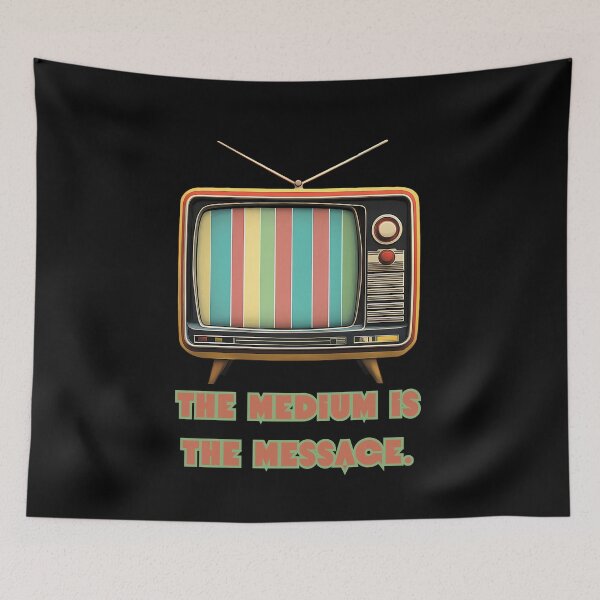 Item preview, The Medium Is The Message Graphic designed and sold by ErosFashions.