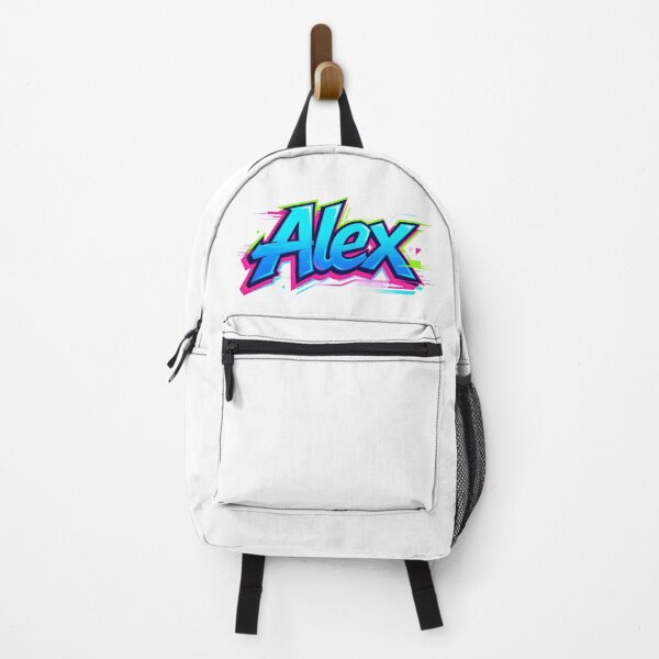 Item preview, Alex name logo in colorful street art graffiti style designed and sold by SparkleVibes.
