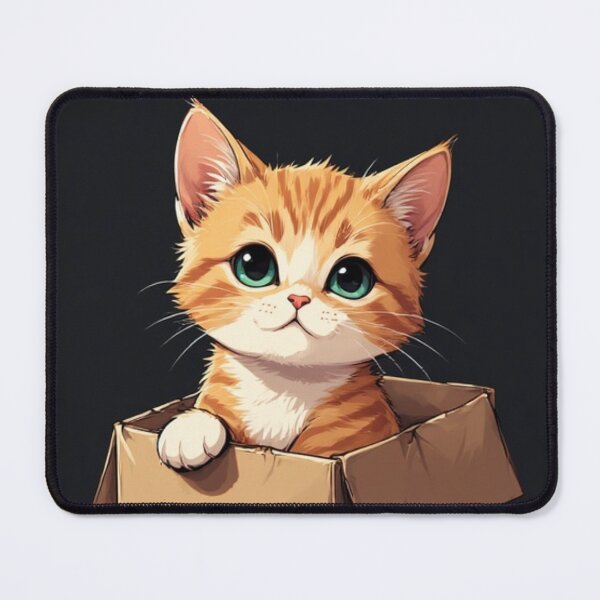 Item preview, Cat in a box designed and sold by BigMoodStudio.