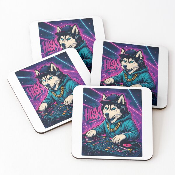 Item preview, Husky DJ – Urban Streetwear Club Gift designed and sold by Pineapple-Tree.