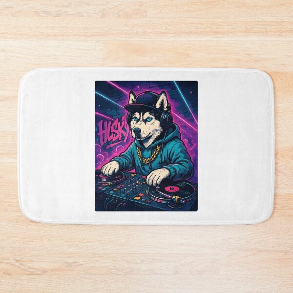 Item preview, Husky DJ – Urban Streetwear Club Gift designed and sold by Pineapple-Tree.