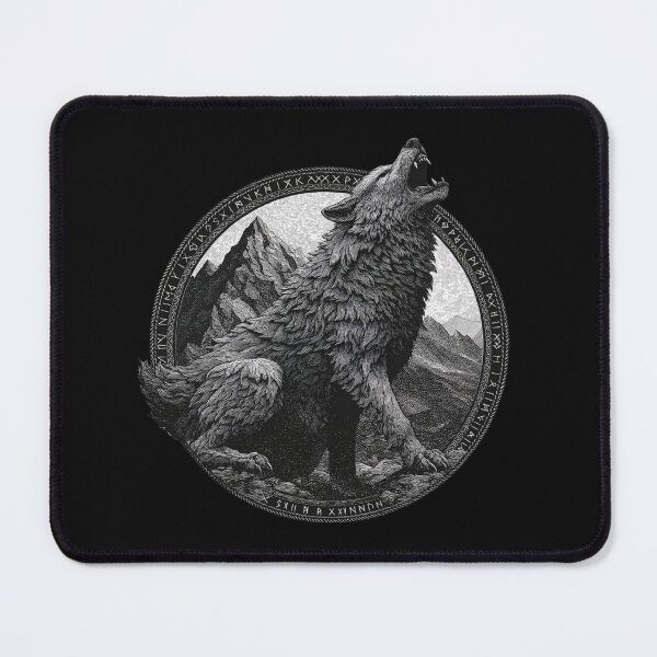 Item preview, Fenrir Wolf designed and sold by NicolasGlowArt.