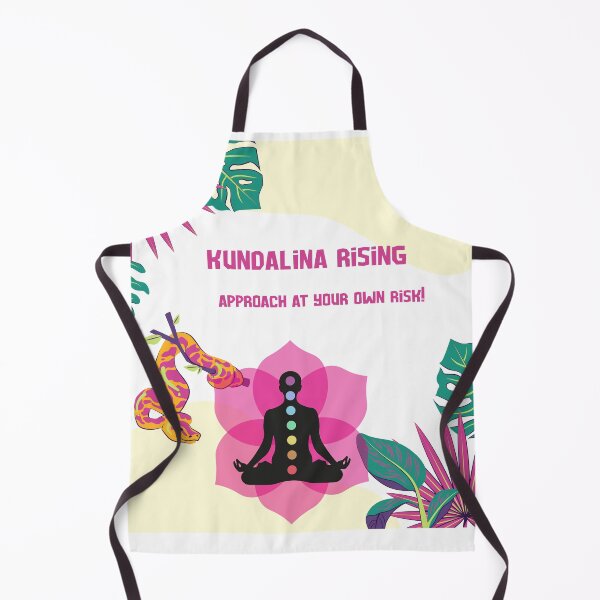 Item preview, Funny Kundalini Rising T-Shirt – Yoga & Snake “Approach at Your Own Risk” Tee designed and sold by Jomack1.