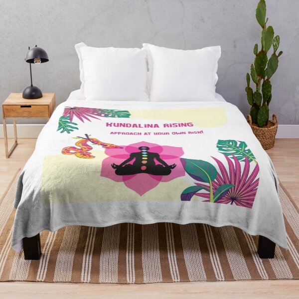 Item preview, Funny Kundalini Rising T-Shirt – Yoga & Snake “Approach at Your Own Risk” Tee designed and sold by Jomack1.
