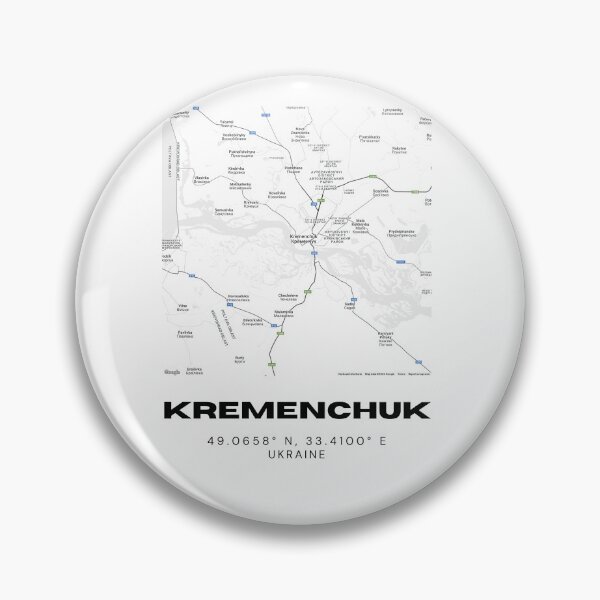 Item preview, Kremenchuk Ukraine Map Print | Coordinates Minimalist City Wall Art designed and sold by RM-Journey.