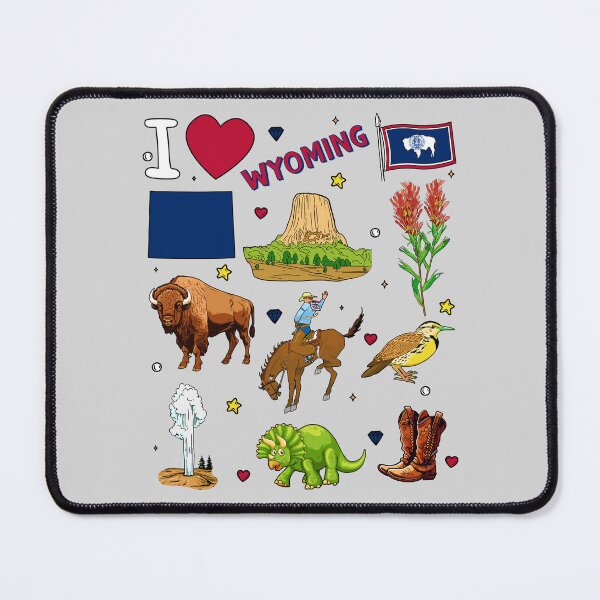 Item preview, Wyoming State Pride, Ultimate Landmarks & Icons Graphic designed and sold by mashmosh.
