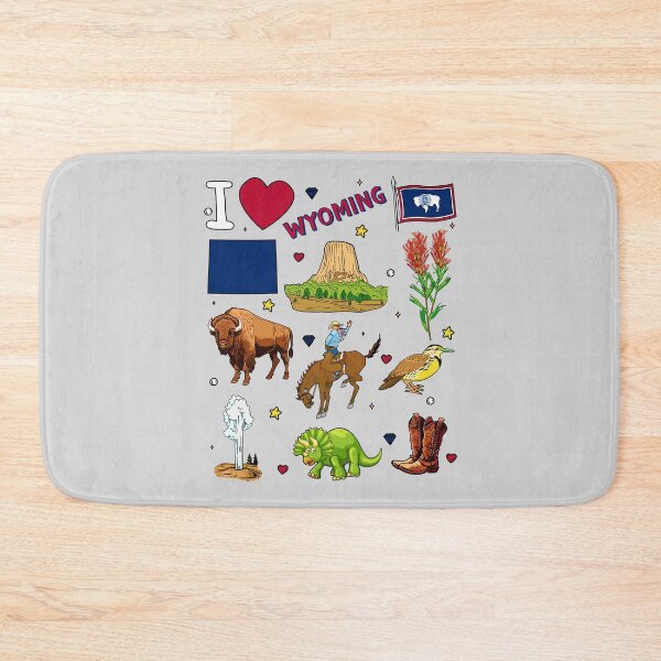 Item preview, Wyoming State Pride, Ultimate Landmarks & Icons Graphic designed and sold by mashmosh.
