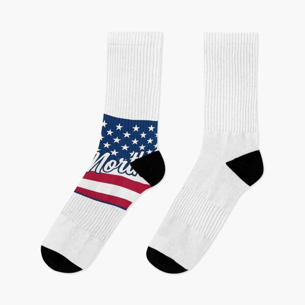 Item preview, North Dakota State American Flag Outline – Patriotic Pride Script designed and sold by Paper Drip.