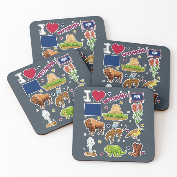 Item preview, Wyoming Adventure Scrapbook, Icons of the Equality State designed and sold by mashmosh.