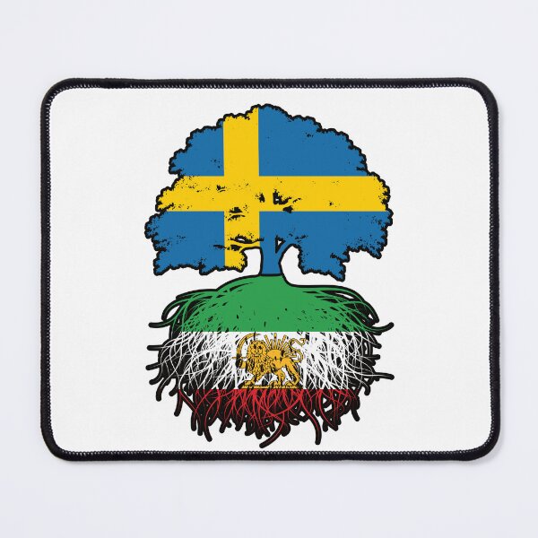 Item preview, Swedish Grown, Iranian Roots – Lion and Sun Heritage Design designed and sold by FlagX.