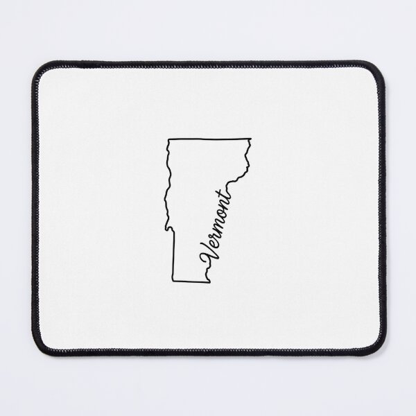 Item preview, Vermont State Outline – Minimal Script Typography Line Art designed and sold by Paper Drip.