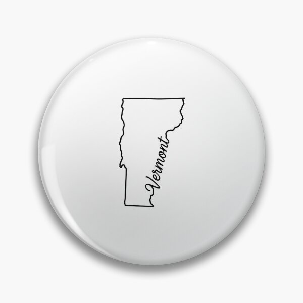 Item preview, Vermont State Outline – Minimal Script Typography Line Art designed and sold by Paper Drip.