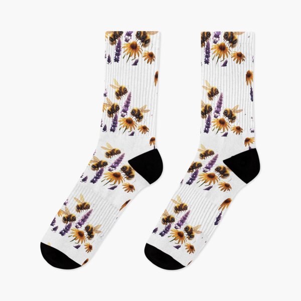 Item preview, Whimsical Happy Dancing Bees - Cute Bumblebee Illustration designed and sold by so01.
