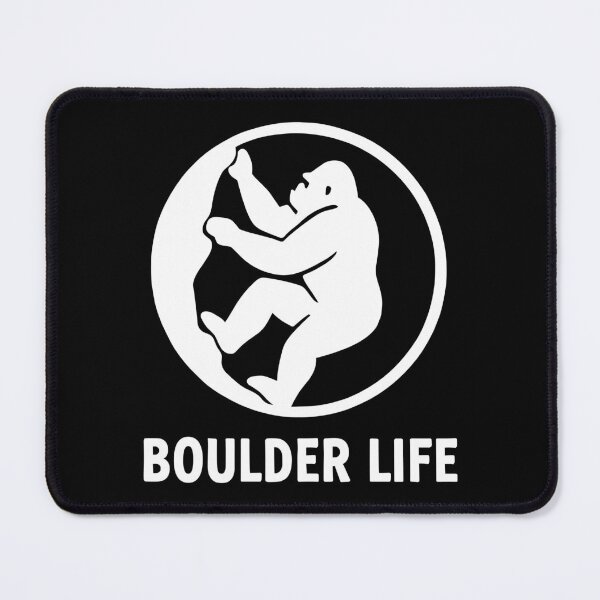 Item preview, Boulder Life – Minimalist Gorilla Badge designed and sold by Pineapple-Tree.