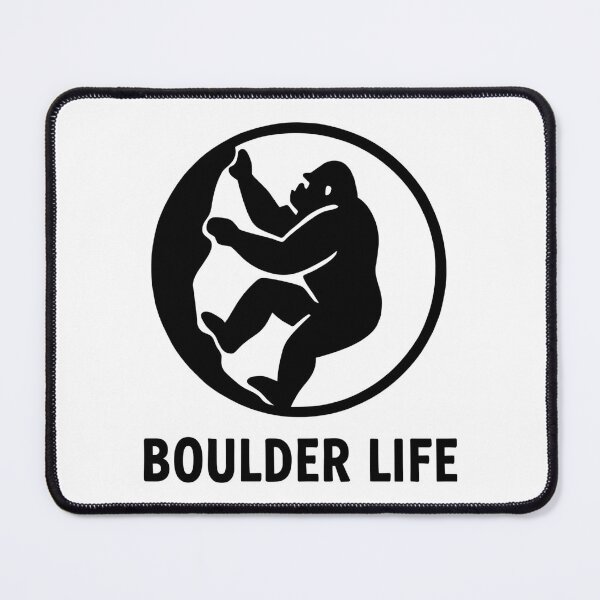 Item preview, Boulder Life – Minimalist Gorilla Badge designed and sold by Pineapple-Tree.