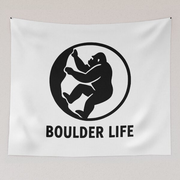 Item preview, Boulder Life – Minimalist Gorilla Badge designed and sold by Pineapple-Tree.