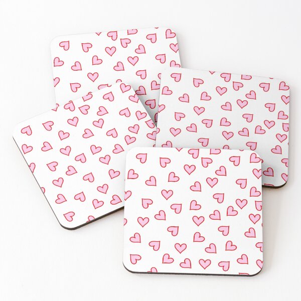 Item preview, Cute Pink Hearts designed and sold by Theresa's Cozy Corner.