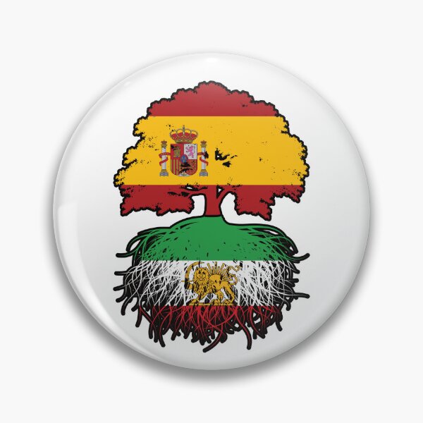 Item preview, Spanish Grown, Iranian Roots – Lion and Sun Heritage Design designed and sold by FlagX.