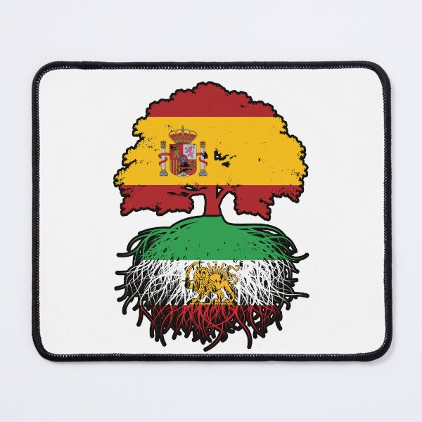 Item preview, Spanish Grown, Iranian Roots – Lion and Sun Heritage Design designed and sold by FlagX.