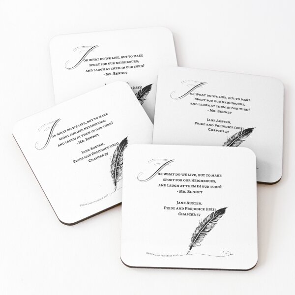 Item preview, Mr. Bennet Quote - Chapter 57 designed and sold by PandPFans.