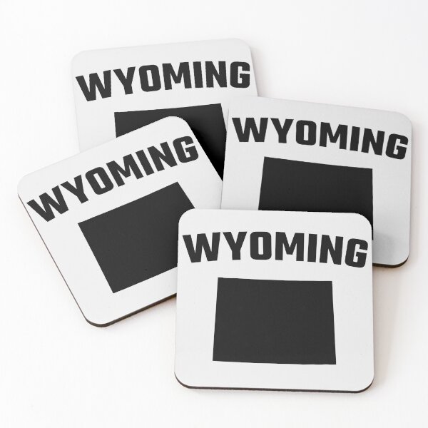 Item preview, Wyoming State Silhouette - Bold Minimalist Design designed and sold by mashmosh.