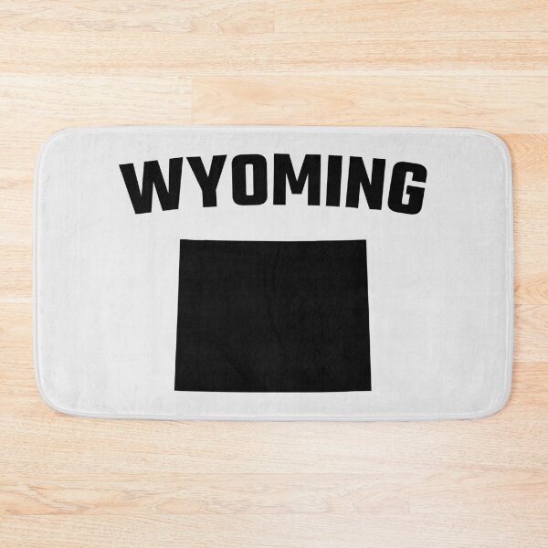 Item preview, Wyoming State Silhouette - Bold Minimalist Design designed and sold by mashmosh.