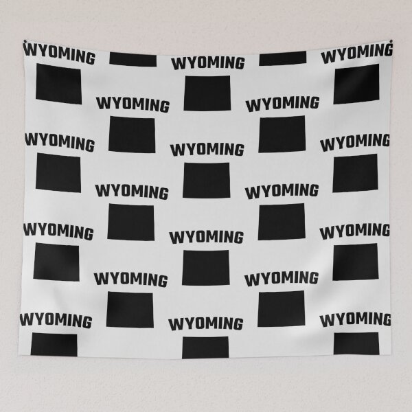 Item preview, Wyoming State Silhouette - Bold Minimalist Design designed and sold by mashmosh.