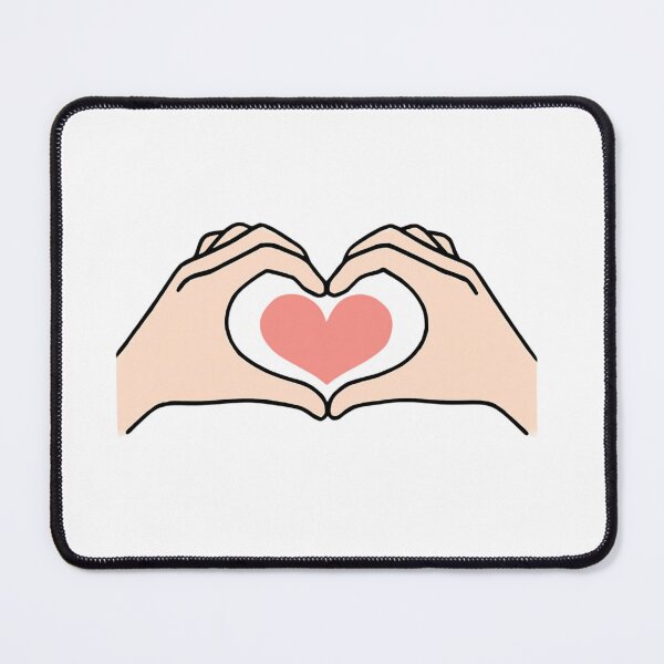 Item preview, Hands Heart Love Sticker | Cute Minimal Love Design designed and sold by ZYNORAworld.