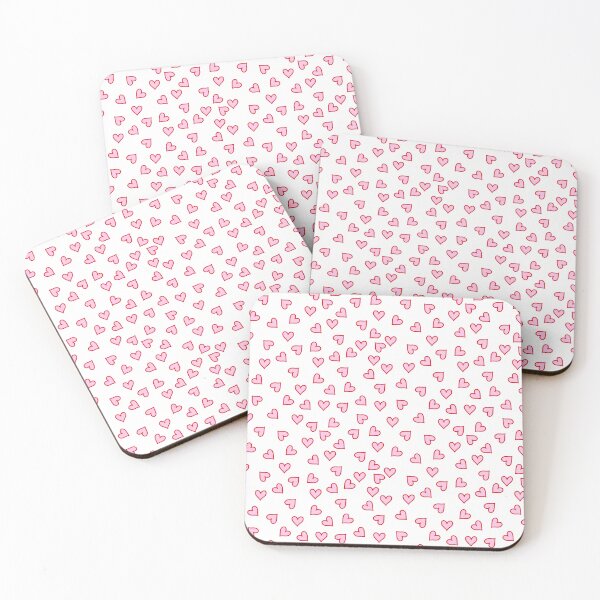 Item preview, Cute Pink Hearts designed and sold by Theresa's Cozy Corner.