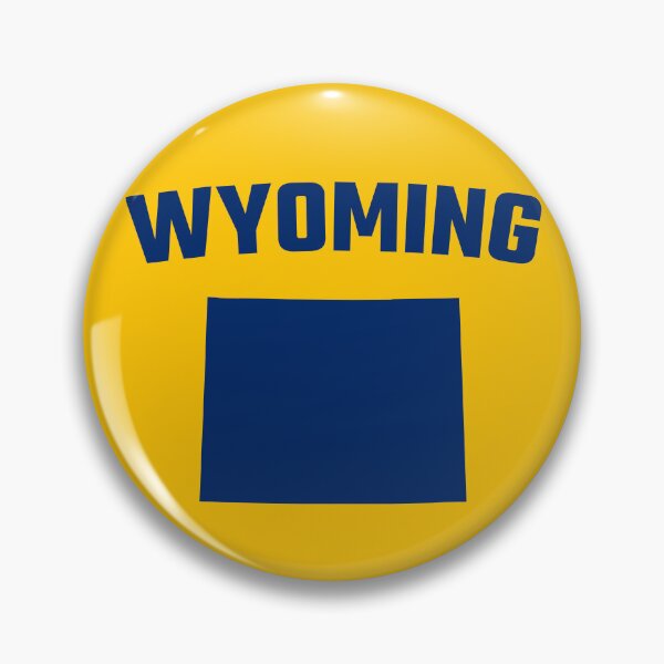 Item preview, Wyoming State Map - Classic Navy Collegiate Style designed and sold by mashmosh.