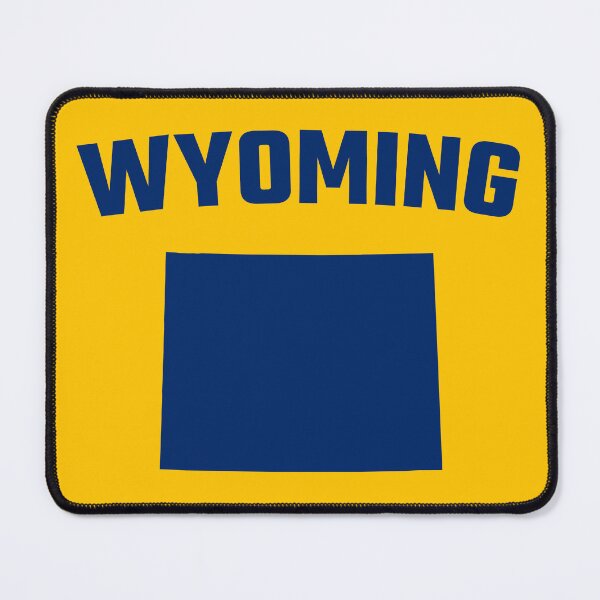 Item preview, Wyoming State Map - Classic Navy Collegiate Style designed and sold by mashmosh.