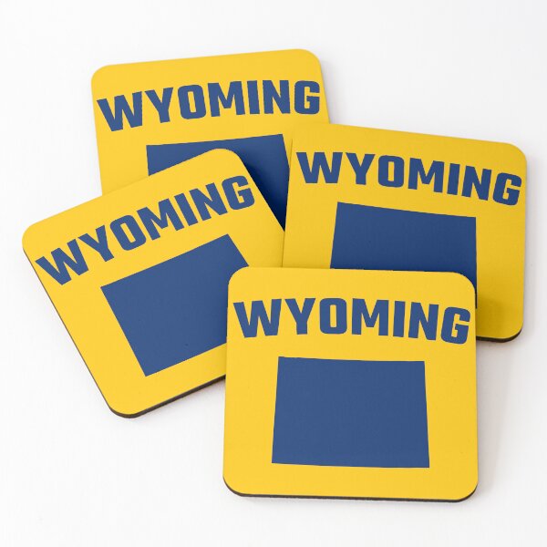 Item preview, Wyoming State Map - Classic Navy Collegiate Style designed and sold by mashmosh.