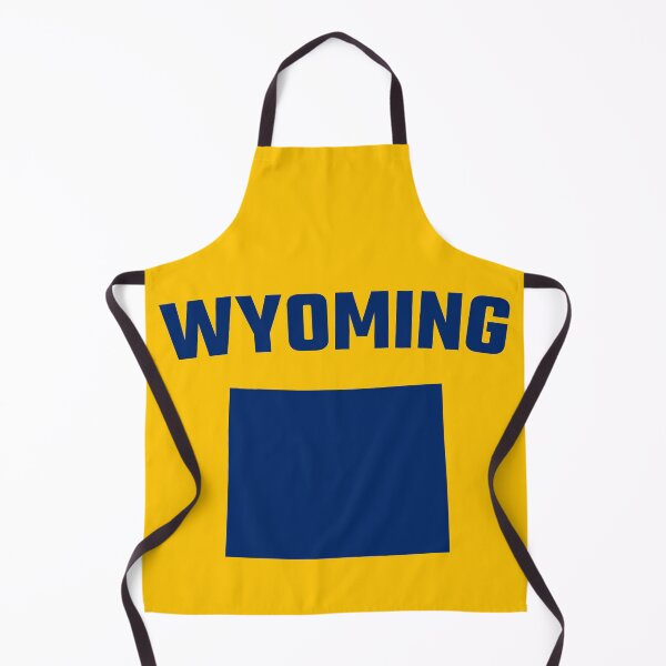 Item preview, Wyoming State Map - Classic Navy Collegiate Style designed and sold by mashmosh.